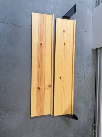 Custom Solid Pine Floating Shelves – Set of 2 / 54-Inch Wall Shelves 1