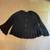 Alexia Von Beck Black Boiled Wool Cardigan Sweater jacket-Large/XL 2 thumbnail