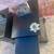 Glam style wooden nightstands colors black gloss and silver 12 thumbnail