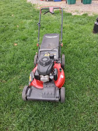 Troy Built Self-propelled Lawn Mower Honda Engine WITH THE BAG EXCELLENT Running 1