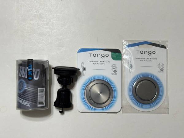 2 Tango MagSafe Smartphone Pop Grip Stands with Car Vent Mount 1