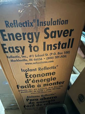 Reflectix 400sqft refective roll insulatpella 1