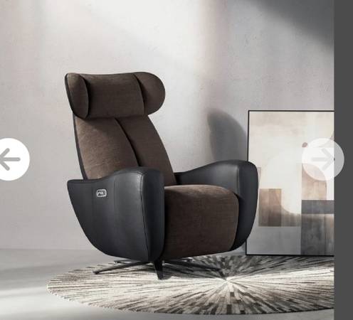 SwanSing Single-Seater Zero Gravity Swivel Power Recliner Chair with U 1