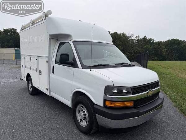 2019 Chevrolet Express 3500 Cutaway 10' Utility Service Plumbers Van T 1