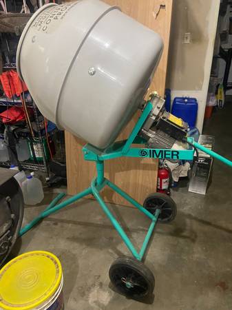 Imer 5-cu ft 275-lb. load portable cement mixer 1