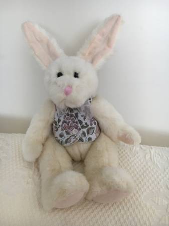Vintage 1990s Russ Berrie 14" Plush Rabbit - "Peter Rabbit" 1