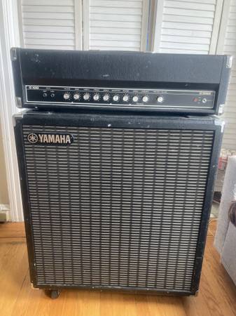 1977 Yamaha G100 Silverface 4x12 Half Stack, All Original Speakers