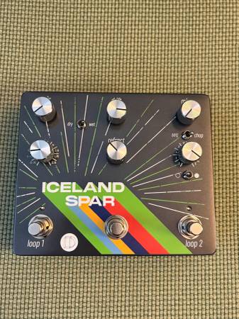 Discomfort Designs Iceland Spar Experimental Dual Looper pedal
