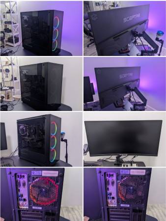 Gaming / Workstation PC + 34" Ultrawide Monitor + Monitor Arm – Full S 1