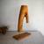 Large vintage mid century modern signed live edge wood sculpture 1 thumbnail
