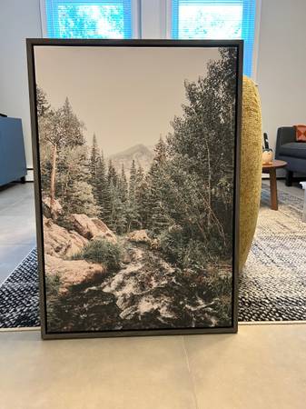 Large framed canvas wall art decor - Nature 1