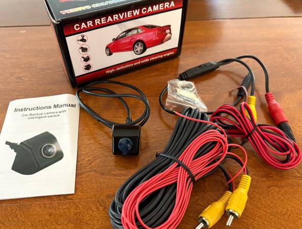 Car rear view backup video camera 1