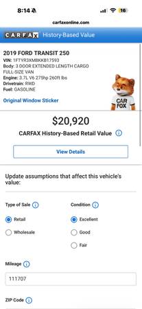 2019 Ford TRANSIT 250 HIGH - Photo 5