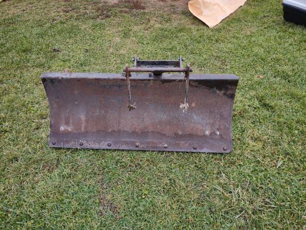 ATV or garden Tractor snow plow 1