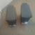 two near new  Simple human Slim Plastic Step Trash Can, Black 2 thumbnail