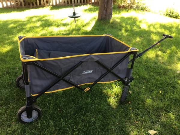 Coleman Folding Wagon - Like New - Folds Super Small - 1