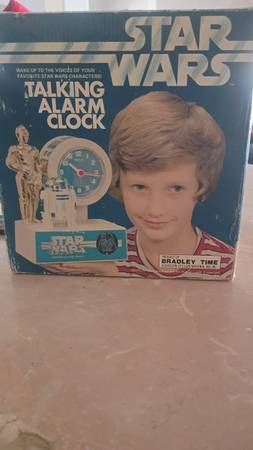Vintage Bradley time Star wars talking alarm clock inbox 1
