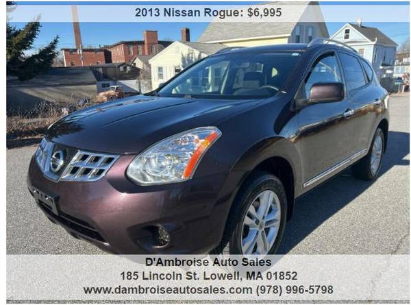 2013 Nissan Rogue SV w/SL Package AWD Crossover, LOW MILES, 1 OWNER!!! 1