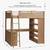 Lofted Full Bed - Pottery Barn 3 thumbnail