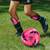 Umbro Ceramica Peewee Stirrup Soccer Shin Guards for Kids, Pink 2 thumbnail