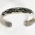 VTG Sterling Silver Hand Made Mexico Heavy Cuff Bracelet Size 7" 3 thumbnail