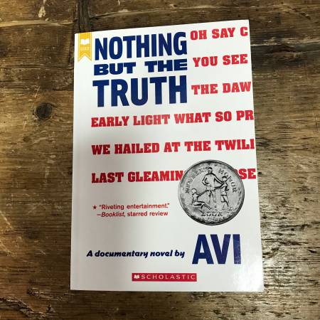Nothing But The Truth a Documentary Novel by AVI Paperback Book 1