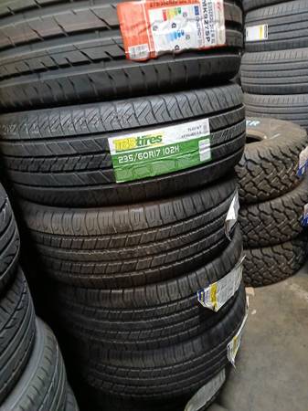 4 New Tires Installed/ 4 Llantas Nuevas Instaladas 235/60/17 TBB Tires 1