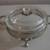 Very Nice: 6-Piece Silver Plated Dish Stand/Lid/Glass Dish - (Hend.) 1 thumbnail