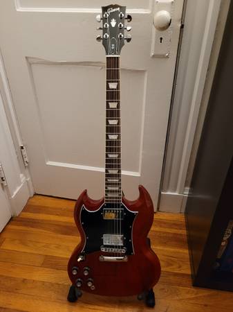 Gibson SG Standard Lefty electric guitar with case USA 1