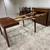 Cabinet with Extension Table and 5 upholstered Chairs Vintage 10 thumbnail