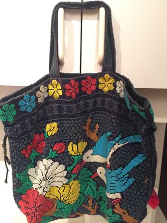 Vintage beaded tote 1