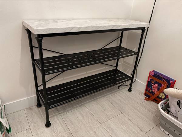 Console Table/Storage Shelves - 48", Steel Shelves 1