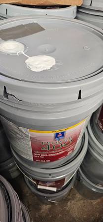 5 GALLONS INTERIOR FLAT EXTRA WHITE LATEX PAINT FOR SALE 1