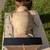 Vintage Nemadji Pottery Table Lamp 1950s Santa Fe Southwest camp 6 thumbnail