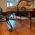 Rare Antique Wrought Iron Settee Bench – Ornate Gold Upholstery 4 thumbnail