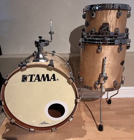 Tama Birch Bubinga 3 piece Starclassic Drum Set (Shell Pack Only) 1