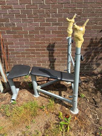 Weight bench and stepper 1