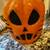 11. 1/2” h new melted bead light up pumpkin 2 thumbnail