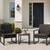 New 3-Pieces Modern PE Rattan Chair Patio Furniture Conversation Sets Patio Set  2 thumbnail