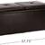 Leather Double Tray Ottoman Cube 3 Piece Set 5 thumbnail