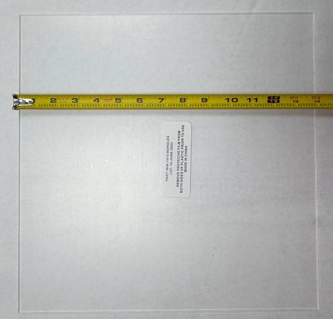 Clear Plexiglass / Acrylic Sheets 14in x 14in x .1" Thick Laser Cuttin 1