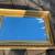 Antique  Gesso mirror w/ gold gilt A185 6 thumbnail