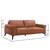 Lucca 100% Top Grain Italian Leather Sofa, VERY COMFY, in Stock 2 thumbnail
