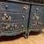 Stately Custom Designed Drexel Touraine Linen Textured Pair of 3 Dr 5 thumbnail
