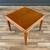 Mid-Century Modern Walnut Side Table with White Accent, c.1960’s 5 thumbnail