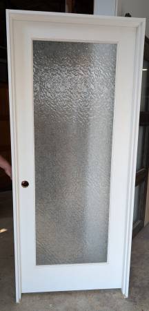 NEW 34 x 80 Codel/Trimlite 1501 Interior Door Delta Frost Glass 1