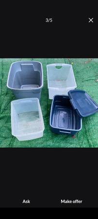 Multiple size storage containers bins 1