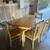 Dining Table, 6 chairs and bench (Bassett brand) with Extra Leaf 3 thumbnail