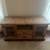 Antique Pine Console/TV Stand w/Glass Doors 2 thumbnail