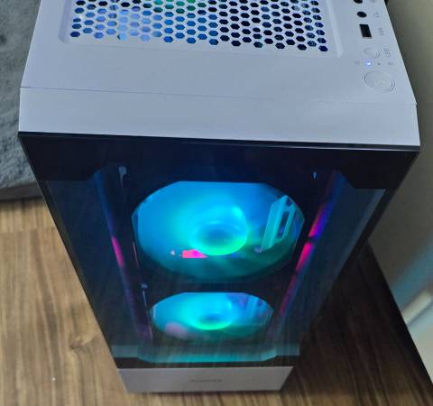 Custom Win 11 Ryzen 5 16GB 256GB GTX 1070 Lights VR Gaming PC-#A128 1